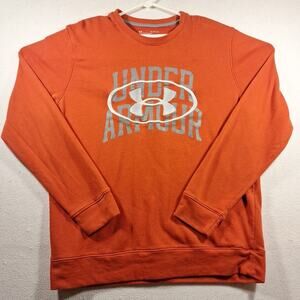 Under Armour Loose Long Sleeve Sweatshirt Mens Orange